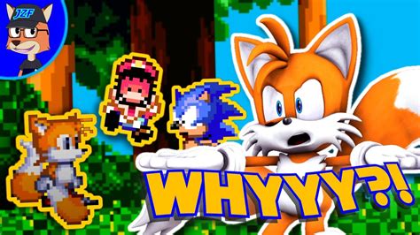 sonic oddshow 2|tails reacts to sonic oddshow.